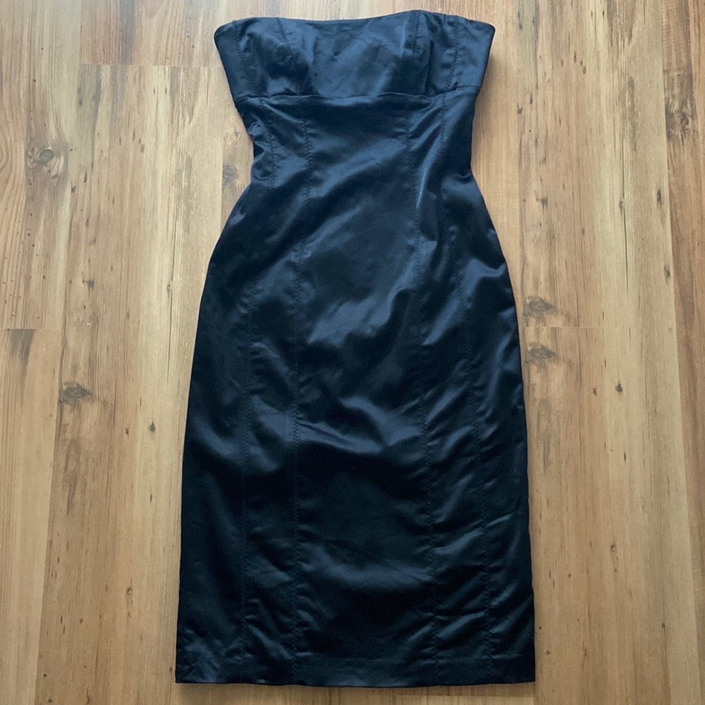 Bebe Strapless Cocktail Dress